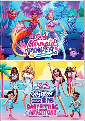Barbie Double Feature: Barbie: Mermaid Power/Barbie: Skipper and the Big Babysitting Adventure [DVD]