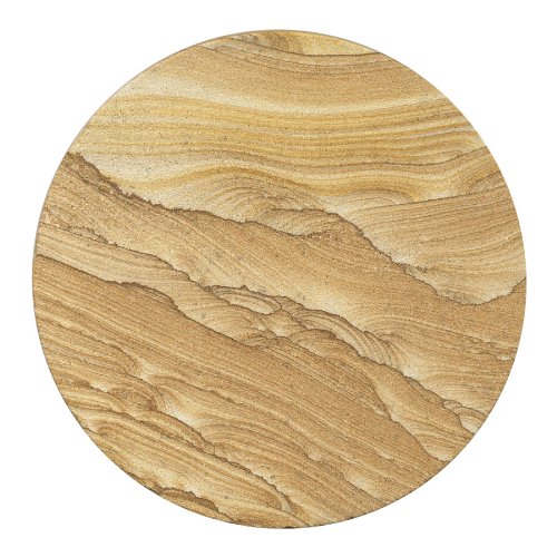 Thirstystone Brand - Desert Sand Coaster, Multicolor All Natural Sandstone - Durable Stone with Varying Patterns, Every Coaster Is An Original 4 inch round