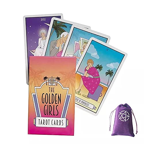 The Golden Girls Tarot Cards with Bag Family Game
