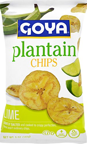Goya Plantain Chips Lime, 5 Oz