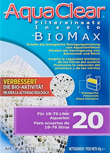 Aqua Clear AquaClear 20 BioMax, Aquarium Filter Replacement Media, A1370A1