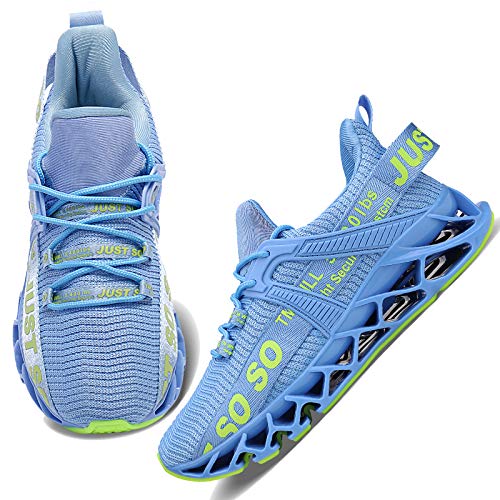 WONESION Women's Breathable Running Tennis Shoes Blade Athletic Workout Sport Sneakers