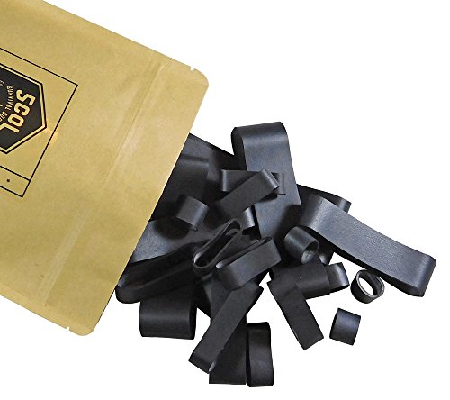Skog Bands: Heavy Duty Rubber Bands made from EPDM Rubber - 5col Survival Supply (Big Mix)
