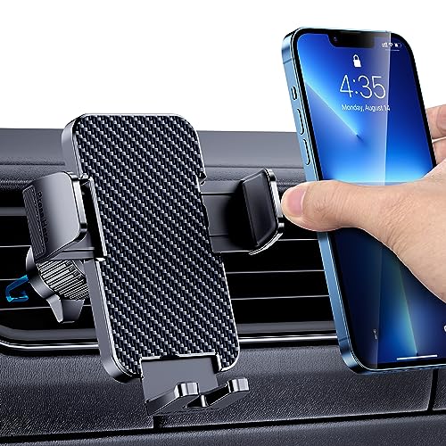 BIPOPIBO Phone Mount for Car Phone Holder Cell Phone Holder Hands Free Phone Stand for Car Vent Phone Mount Fit iPhone Android Smartphone Universal