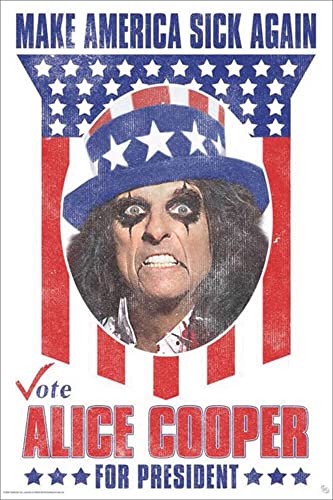 Alice Cooper for President Poster - 24' x 36'