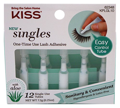 Kiss Singles One-Time Use Lash Adhesive with Aloe 62348 / KPLGL10