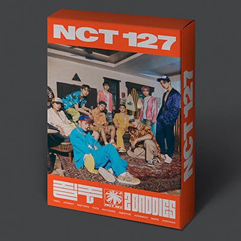 NCT 127 [질주/2 BADDIES] 4th Album NEMO Ver. 1ea Image Card+1ea QR Card+1ea Sticker +1ea Folding Poster(On pack)+1ea Photo Card. K-POP SEALED
