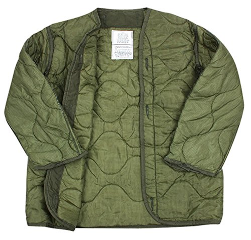 US MILITARY M-65 OD Olive Drab Green Field Jacket Coat Liner Insert GI M (Medium)