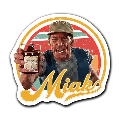 Ernest Scared Stupid Miak Vintage Style Art Sticker 3'