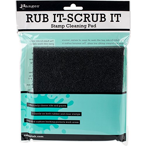 Ranger Inkssentials Rub-It Scrub-It Stamp Cleaning Pad 6' x 6'