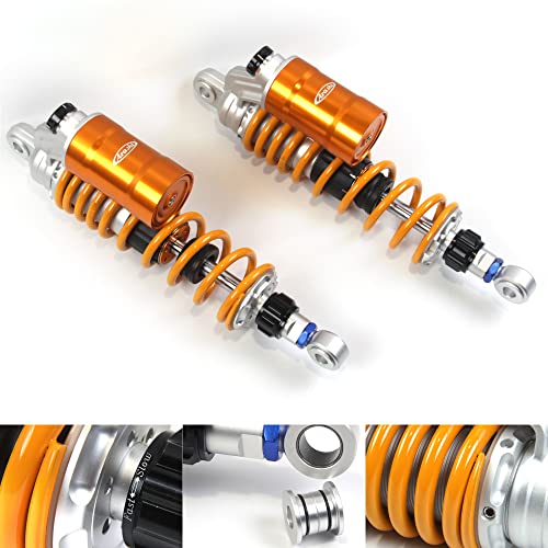 Arashi 360mm /14' 660 lbs Adjustable Shocks Absorbers Rear Suspensions for Sport/Street/Vintage Bike SR500 1977-1984/ VMAX 1200 1985-2005 / XJR1300 1997-2010 Motorcycle Replacement Accessories