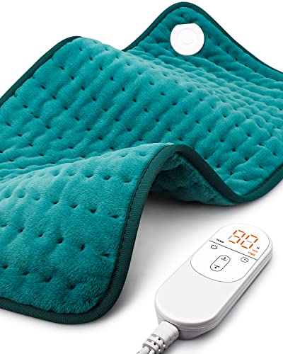 Heating Pad for Back Pain Relief with 6 Heat Settings, 4 Auto-Off, Gifts for Women Mom Men Dad, Electric Heating Pads for Cramps/Abdomen/Waist/Shoulder, Moist Dry Heat Options, 12' x 24'