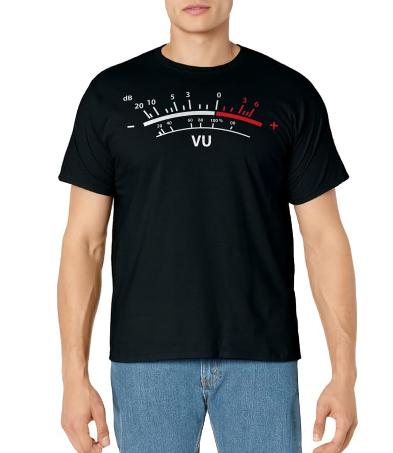 VU Meter dB DJ T-Shirt