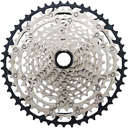 SHIMANO SLX CS-M7100 Cassette - 12-Speed, 10-51t, Silver/Black, Micro Spline