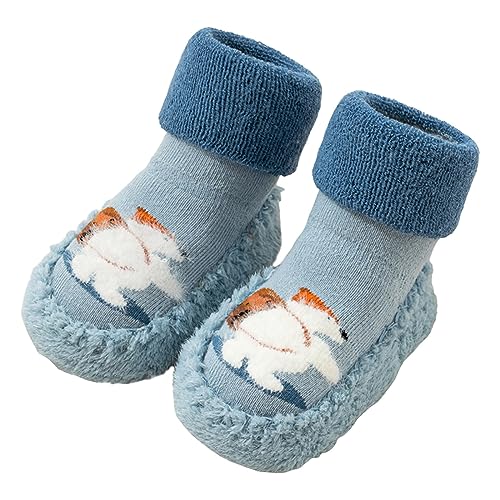 Bblulu Newborn Baby Boys Girls Snow Winter Boots Winter Slippers Socks Soft Sole Stay on Boots Newborn First Walker Crib Infant Baby Shoes