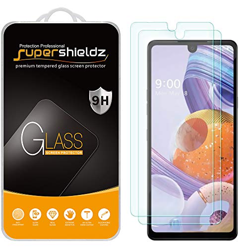Supershieldz (2 Pack) Designed for LG Stylo 6 Tempered Glass Screen Protector, Anti Scratch, Bubble Free