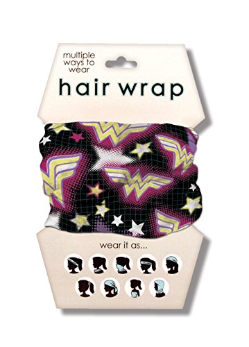 Spoontiques Hair and Face Wraps - Multifunctional Bandanna - Headband - Scarf - Neck Gaiter- Balaclava - Wonder Woman