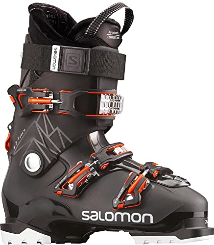Salomon QST Access 70 Ski Boots Mens Sz 10/10.5 (28/28.5) Blk/Anthracite/Orange
