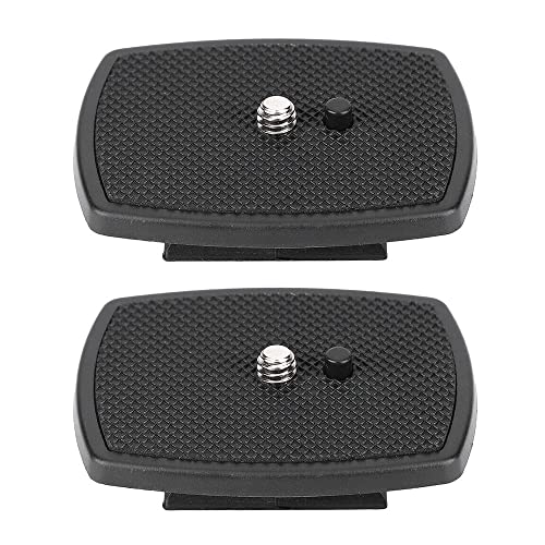 Harwerrel 35mm Tripod Quick Release Plate Camera Mount Adapter Replacement for Sunpak 7000TM 7001TM 6400UT 8001UT TG-P60T MX1000 (Pack of 2)