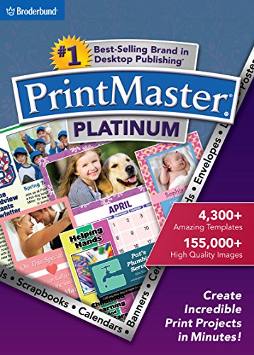 PrintMaster v7 Platinum for Mac: Design Software For Making Personalized Print Projects (Cards, Flyers, Posters, Scrapbooks) [Download]