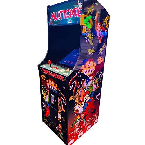 Elite Full Size Super Arcade Commercial Grade Upright Multicade | 412 Games in 1