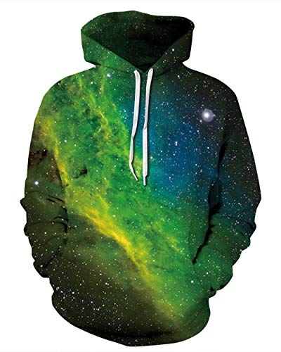 SANKILL Unisex 3D Novelty Hoodies Graphic Print Galaxy Hoodies Pullover Sweatshirt Pockets