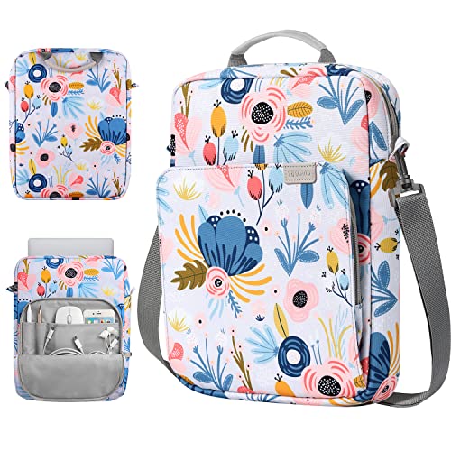 TiMOVO 9-11' Tablet Sleeve Bag Case with Shoulder Strap for iPad 10.2 2021-2019, iPad 10th Generation 2022, iPad Air 5/4 10.9, iPad Pro 11 2022-2018, Galaxy Tab S9/S8/A8/A7 2023, Summer Blue