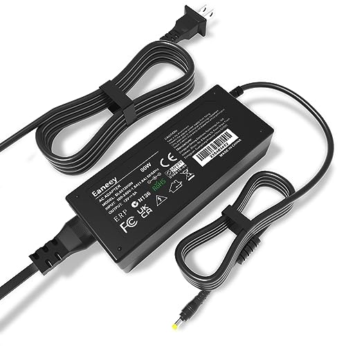 Eaneey 12V Sceptre Monitor Adapter for Sceptre EC Series 32' 30' 27' 24' 22' 20' 19' 15' E248W E225W E205W E275W Power Supply Cord Charger for Supersonic 13.3' 15' 19' 22' 24' SC-1511 SC-3210 SC-191