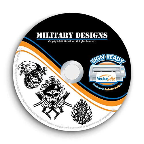 Military Army Navy Marines Clipart-Vector Clip Art-Vinyl Cutter Plotter Images-T-Shirt Graphics CD