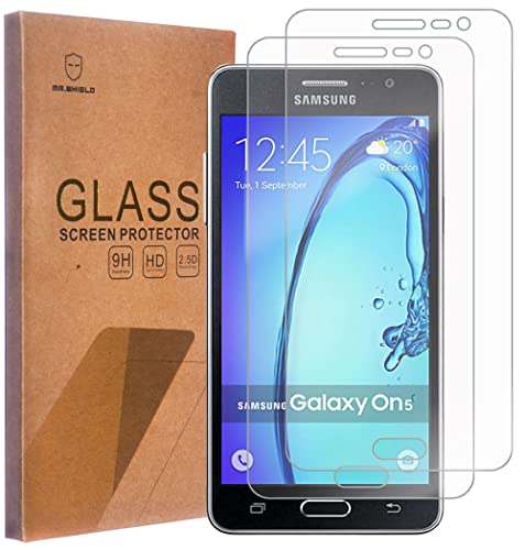 Mr.Shield [2-PACK] Designed For Samsung Galaxy On5 [Tempered Glass] Screen Protector with Lifetime Replacement