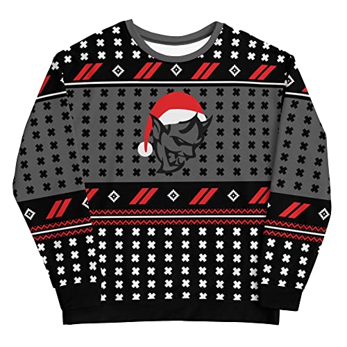Dodge Demon Holiday Unisex Crew Neck Sweatshirt White