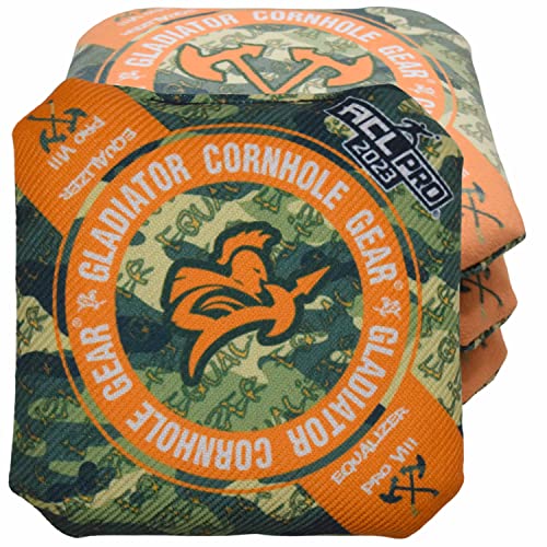 Gladiator | ACL Cornhole Bags | Professional Cornhole Bags Slick and Stick | Regulation Size Weight