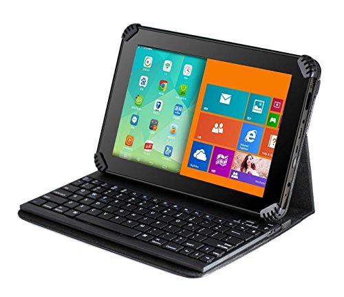 Navitech Black Micro USB Keyboard Case/Cover Compatible with The Alldaymall Tablet, A33 Quad Core