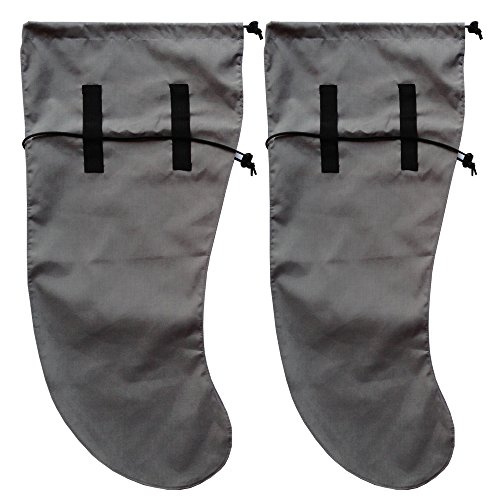 Anti Leech Hiking Socks Free Size Protection for Trekking (gray)