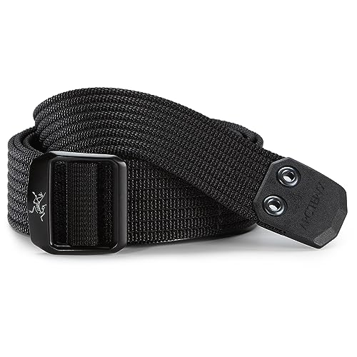 Arc'teryx 32mm Conveyor Belt | 32mm Webbing Belt with a Metal Buckle | Black, Small