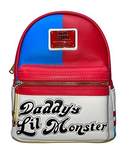 Loungefly Suicide Squad Harley Quinn Cosplay Womens Double Strap Shoulder Bag Purse