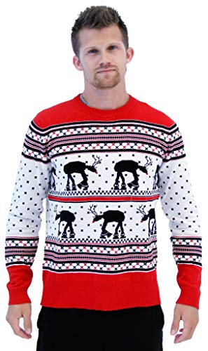 Disney Funny Ugly Christmas Sweater for Women and Men | Easy Pull On Closure | Perfect for Ugly Sweater Parties, Festive Gatherings, Halloween Events and Movie Marathons