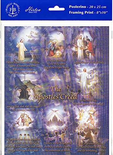 The Apostles' Creed Illustrated Cardstock Poster, 10 Inch