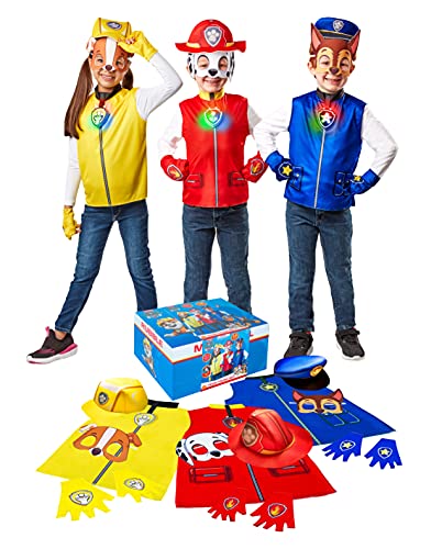 Rubie's Child's Paw Patrol Halloween Trunk Set (Chase, Rubble, Marshall), Small
