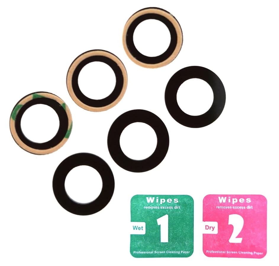 PHONSUN 3 x Rear Back Camera Lens Glass Replacement with Adhesive For Apple iPhone 6 Plus/iPhone 6S Plus