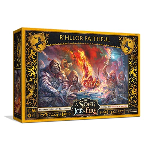 CMON A Song of Ice and Fire Tabletop Miniatures R'hllor Faithful Unit Box | Strategy Game for Teens and Adults | Ages 14+ | 2+ Players | Average Playtime 45-60 Minutes | Made