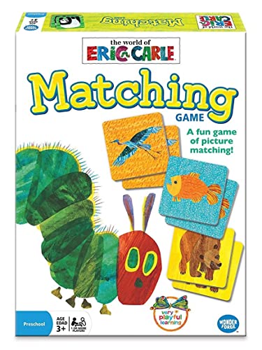 Wonder Forge Eric Carle Matching Game For Boys & Girls Age 3 To 5 - A Fun & Fast Animal Memory Game