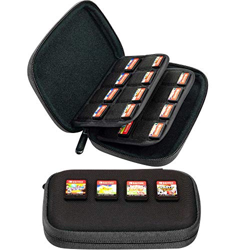 ButterFox 32-120 Switch Game Case for Nintendo Switch, Switch Game Card Storage Holder or SD Memory Card Case (32 Black)