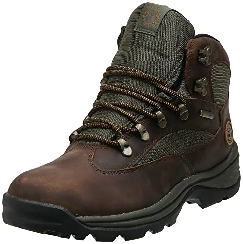 Timberland Men's Chocorua Trail Waterproof Hiking Boot,Brown w/Green,US 11.5 M