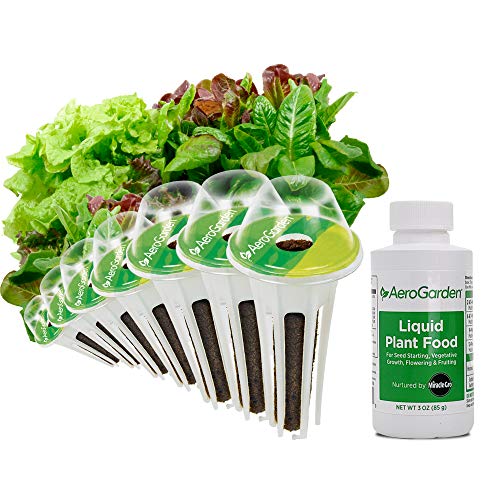 AeroGarden Heirloom Salad Greens Mix Seed Pod Kit - Salad Kit for AeroGarden Indoor Garden, 7-Pod