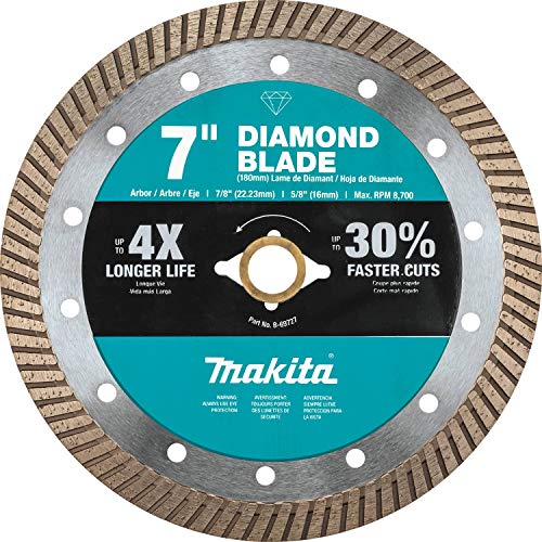 Makita B-69727 7' Diamond Blade, Turbo, General Purpose