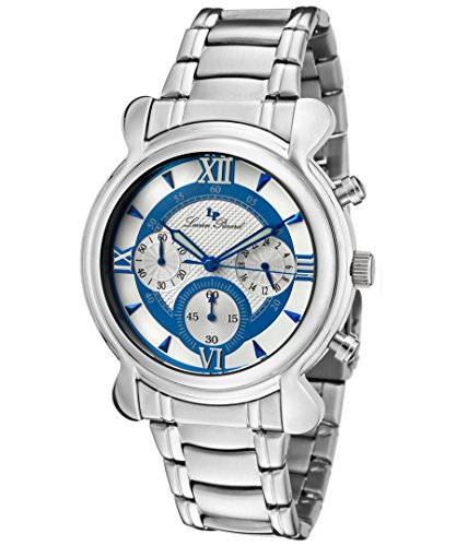 Lucien Piccard 28167BU Mens Steel Chrono Watch