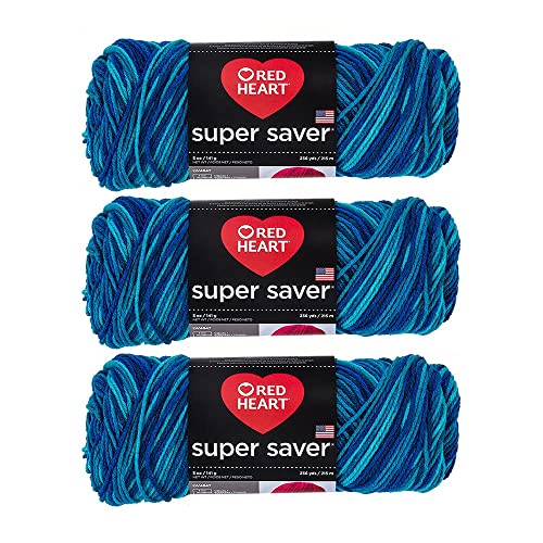 Red Heart E300-3944 Red Heart Super Saver Yarn - Macaw