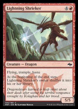 Magic The Gathering - Lightning Shrieker (106/185) - Fate Reforged