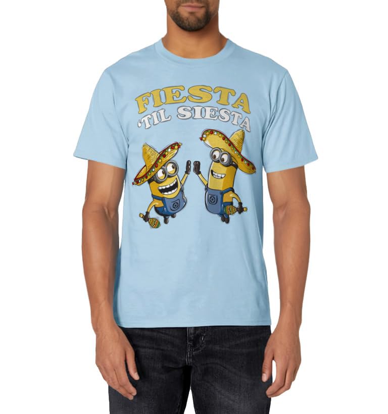 Despicable Me Minions Fiesta Til Siesta Graphic T-Shirt T-Shirt